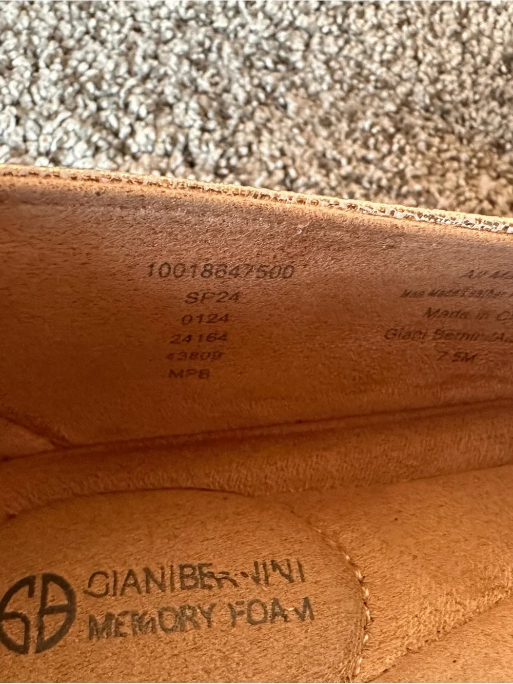 Giani Bernini Metallic Gold Espadrille Slip-Ons
